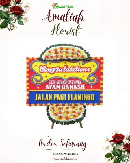 Sewa Papan Bunga Bondowoso