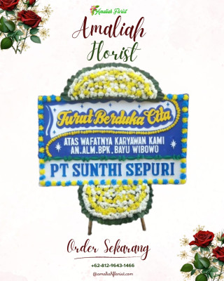 Papan Bunga Duka di Bondowoso